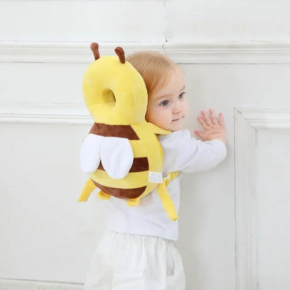 Coussin Bébé - BabyHeadBackProtector™ - Jaune - Éveil bébé